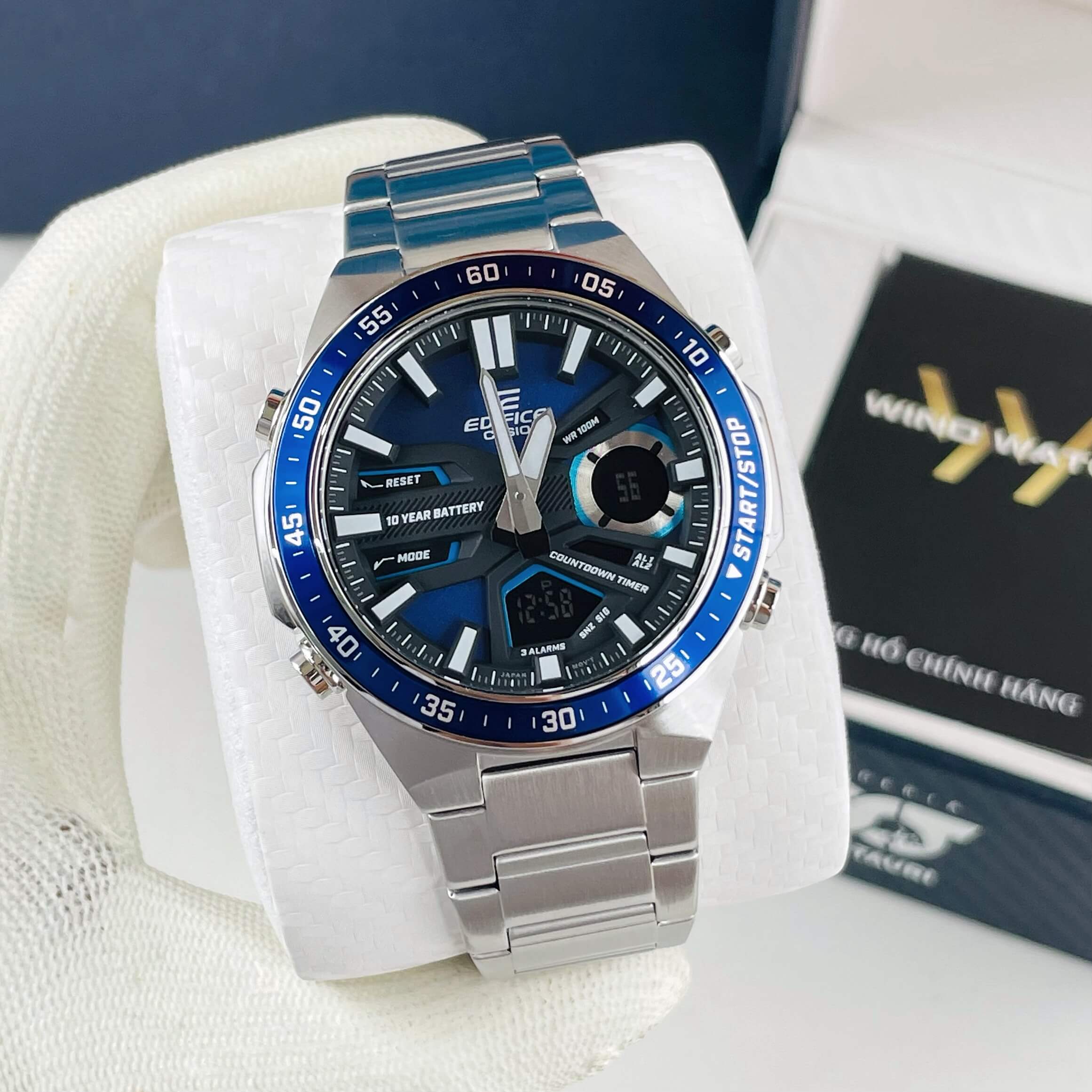EDIFICE EFV-C110D-2A 3 ĐỒNG HỒ NAM EDIFICE EFV-C110D-2A