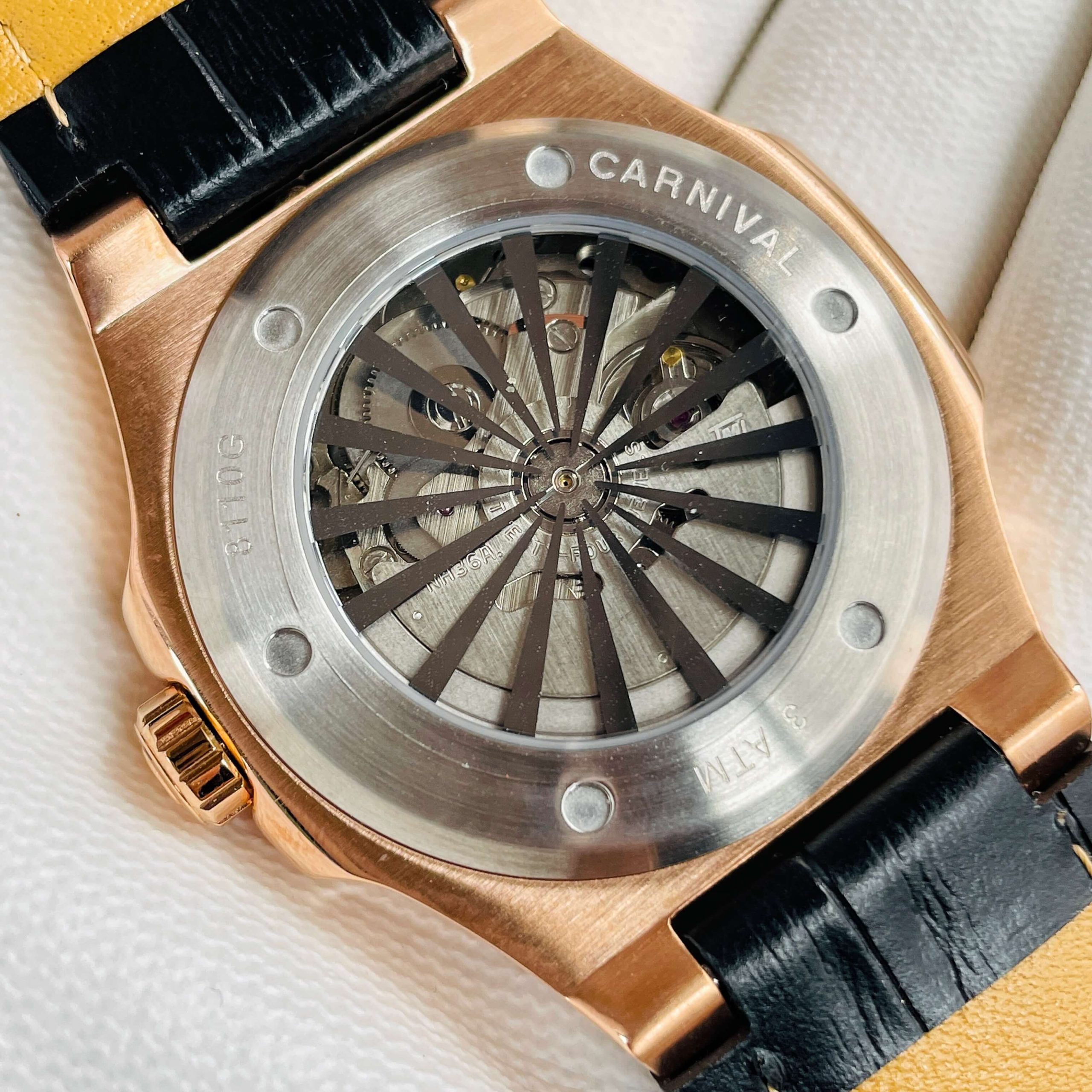 CARNIVAL 8110G-VH-D-Đ AUTOMATIC - KÍNH SAPPHIRE 6 carnival-8110g