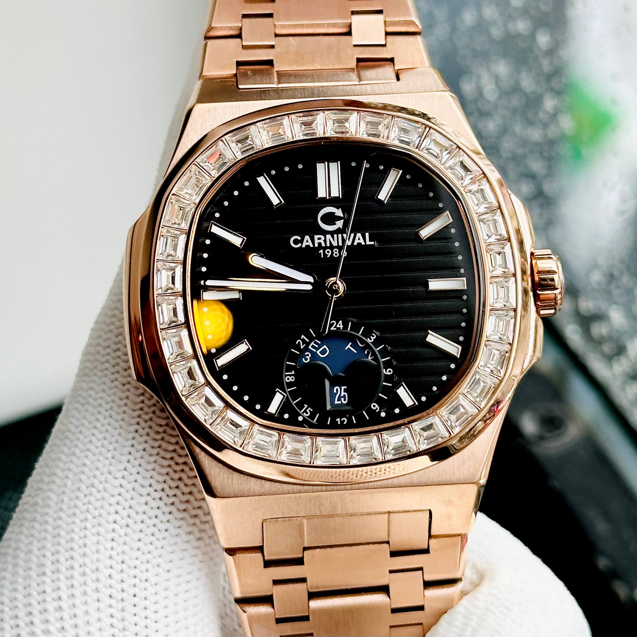 CARNIVAL 8110G-VH-KL-D AUTOMATIC - KÍNH SAPPHIRE 6 carnival-8110