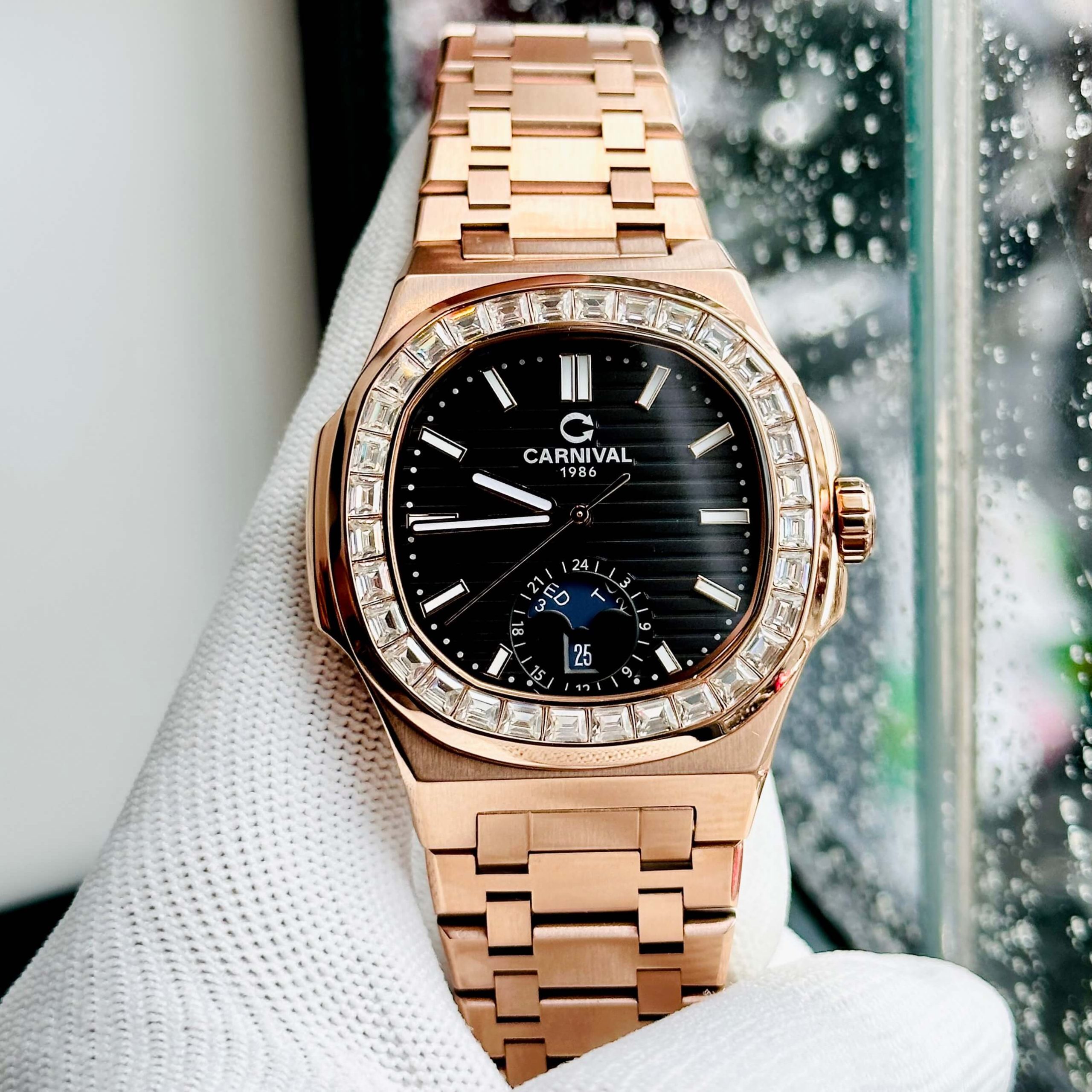 CARNIVAL 8110G-VH-KL-D AUTOMATIC - KÍNH SAPPHIRE 5 carnival-8110