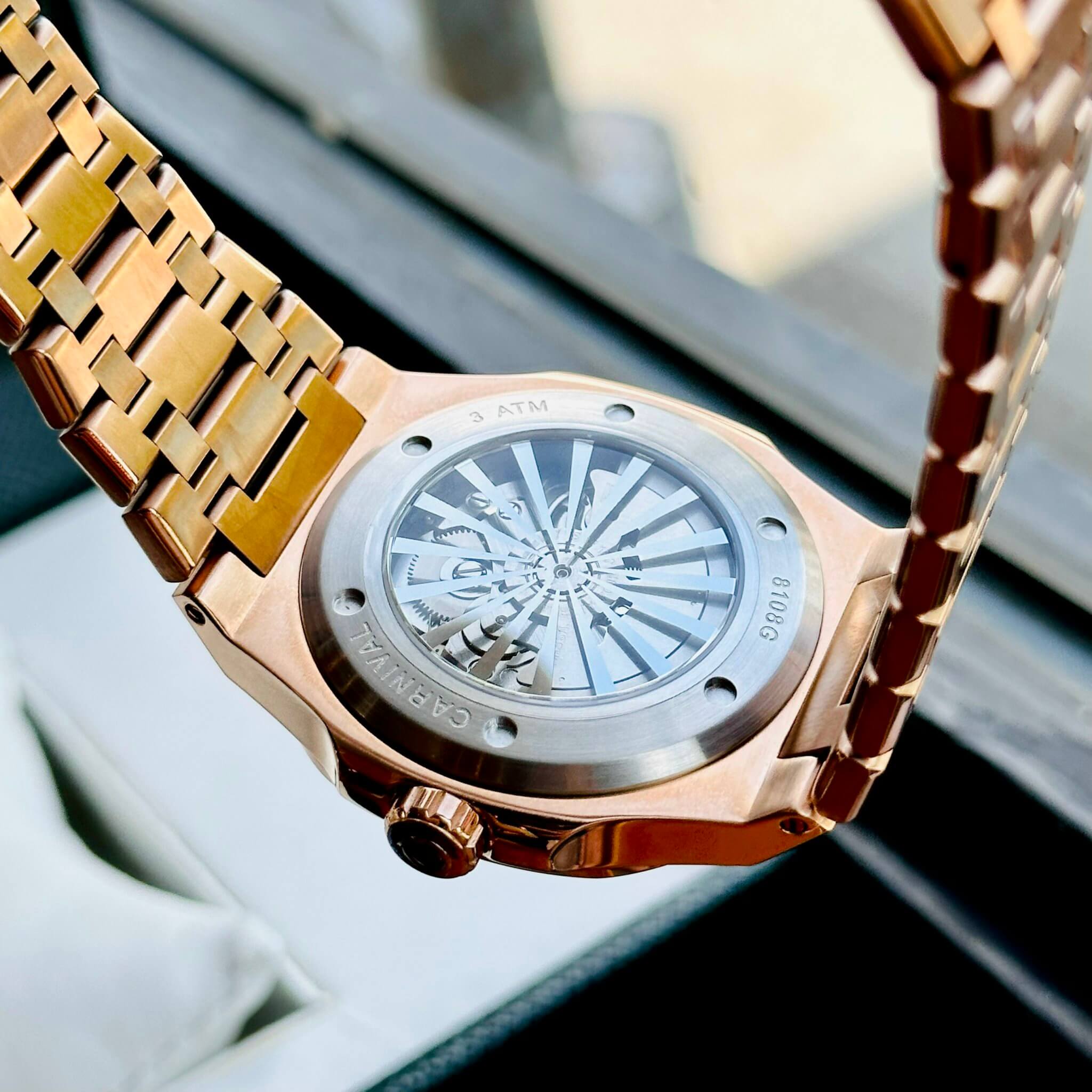 CARNIVAL 8110G-VH-KL-N AUTOMATIC - KÍNH SAPPHIRE 6 carnival-8110g