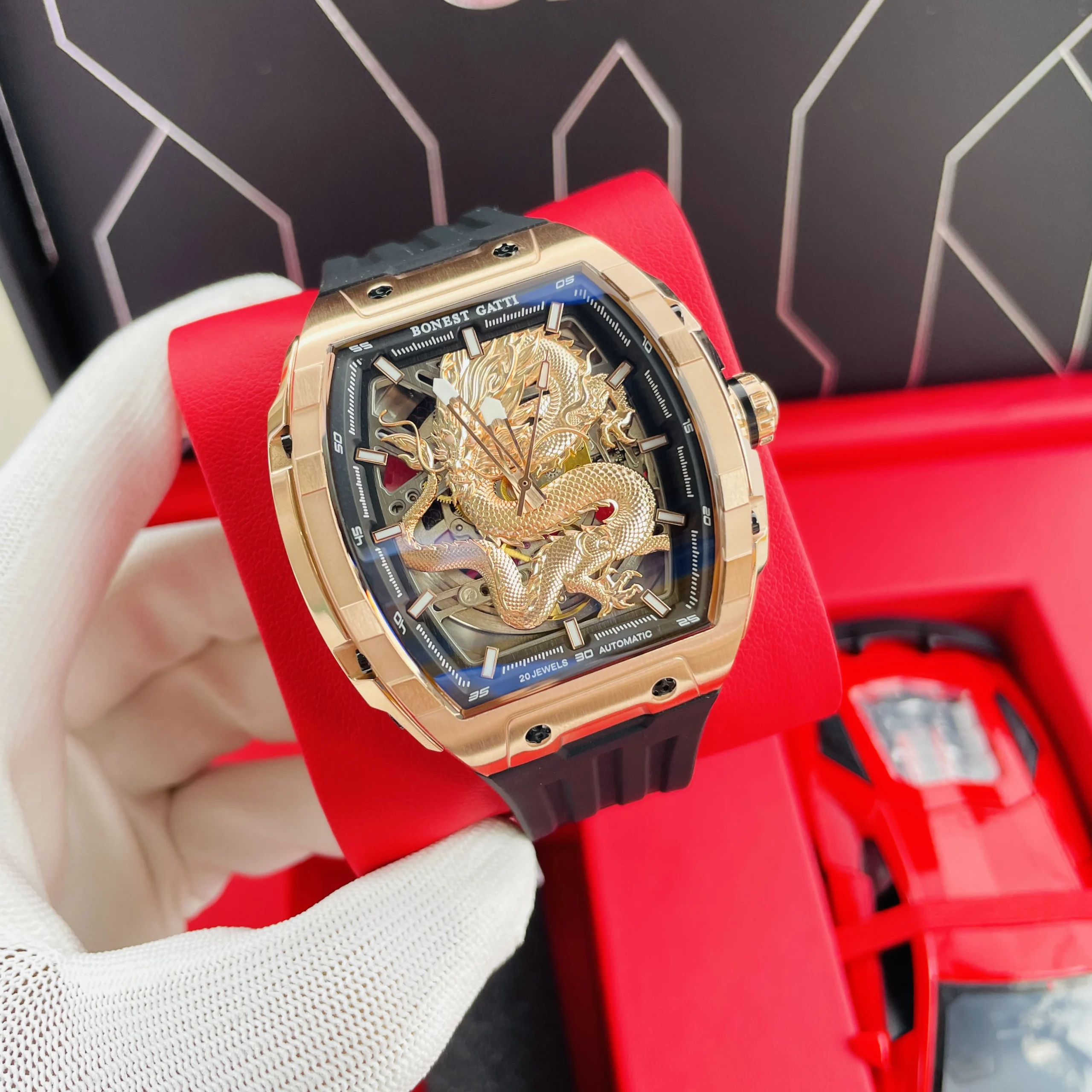 Bonest Gatti Dragon BG5606-A2 - Automatic - Nam 3 Bonest Gatti BG5606-A2 chính hãng