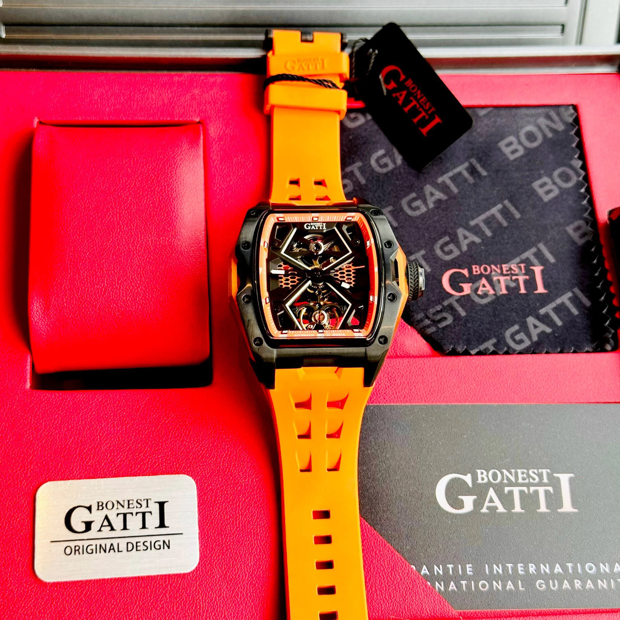 Bonest Gatti BG5501-A2 - Nam - Automatic 6 đồng hồ bonest gatti BG5501-A2 chính hãng