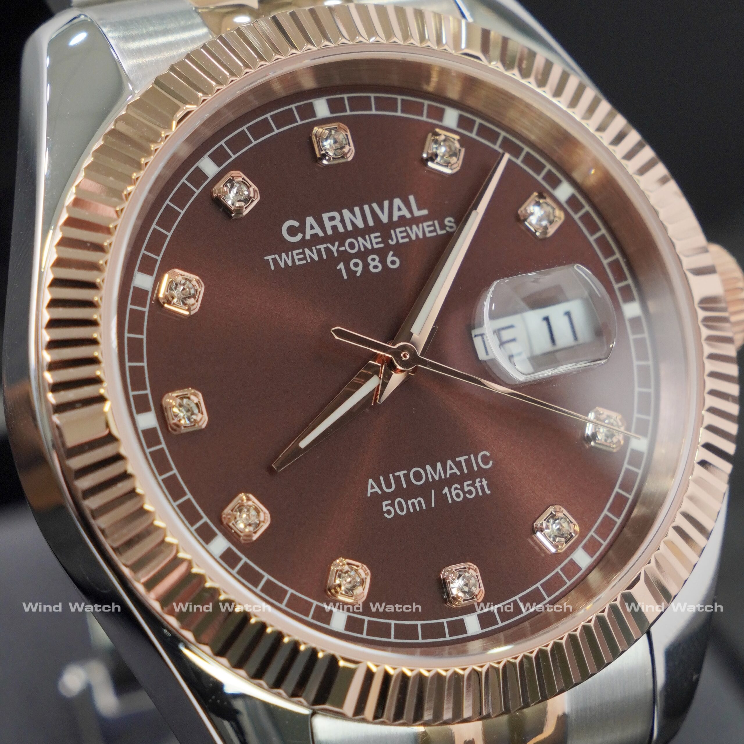 Carnival 8131G-CH-N 5 Đồng hồ Carnival nam 8131G-CH-N Choco