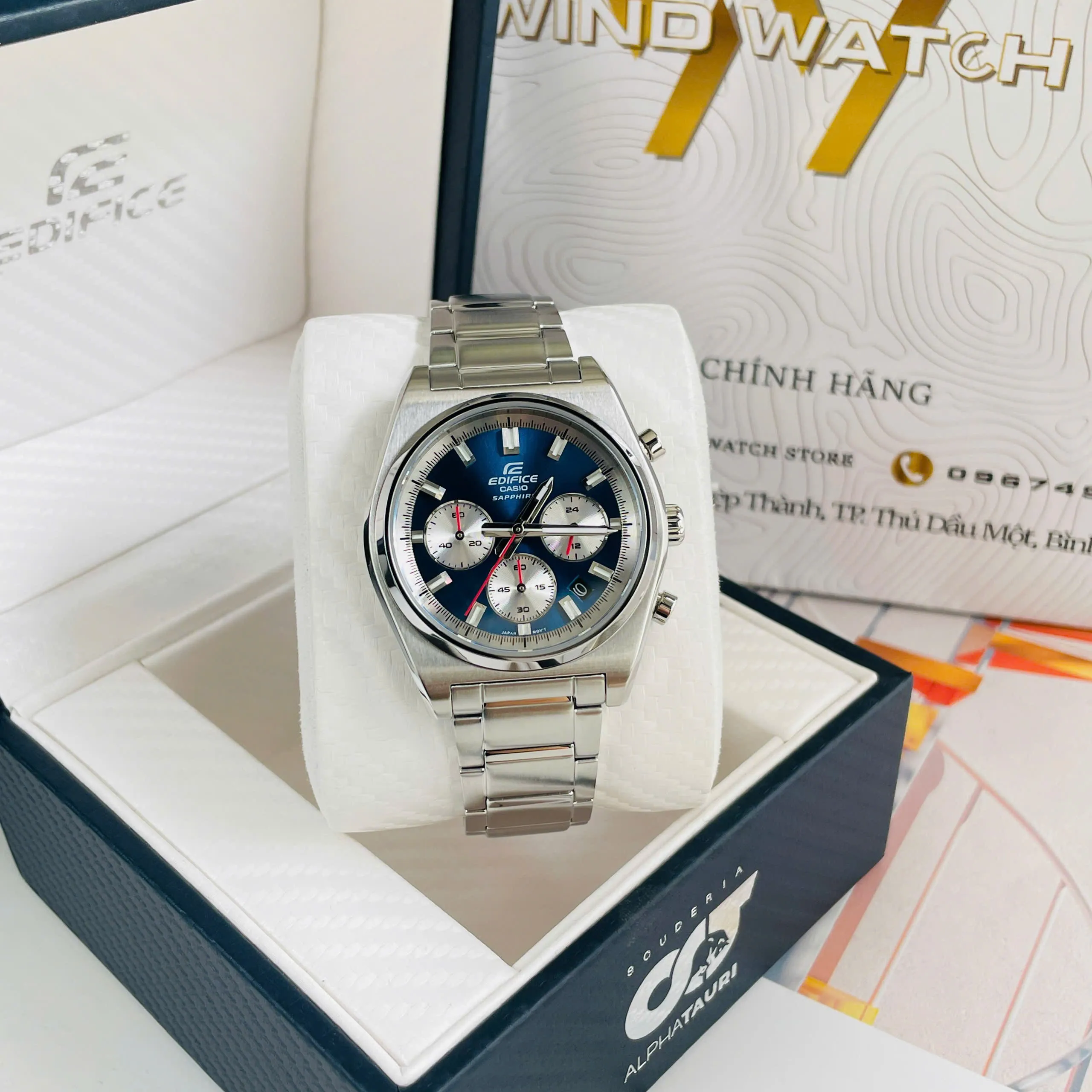 EDIFICE EFB-730D-2AV 10 Full box CASIO EDIFICE EFB-730D-1AV