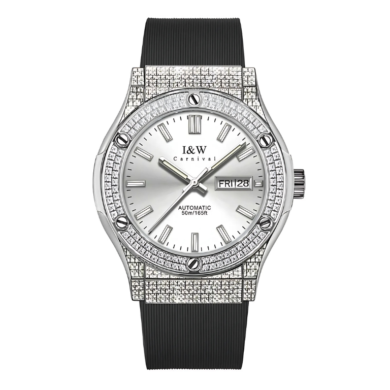I&W Carnival 55851G - Viền Full Đá - Trắng 1 I&W Carnival 55851G - Viền Full Đá trắng