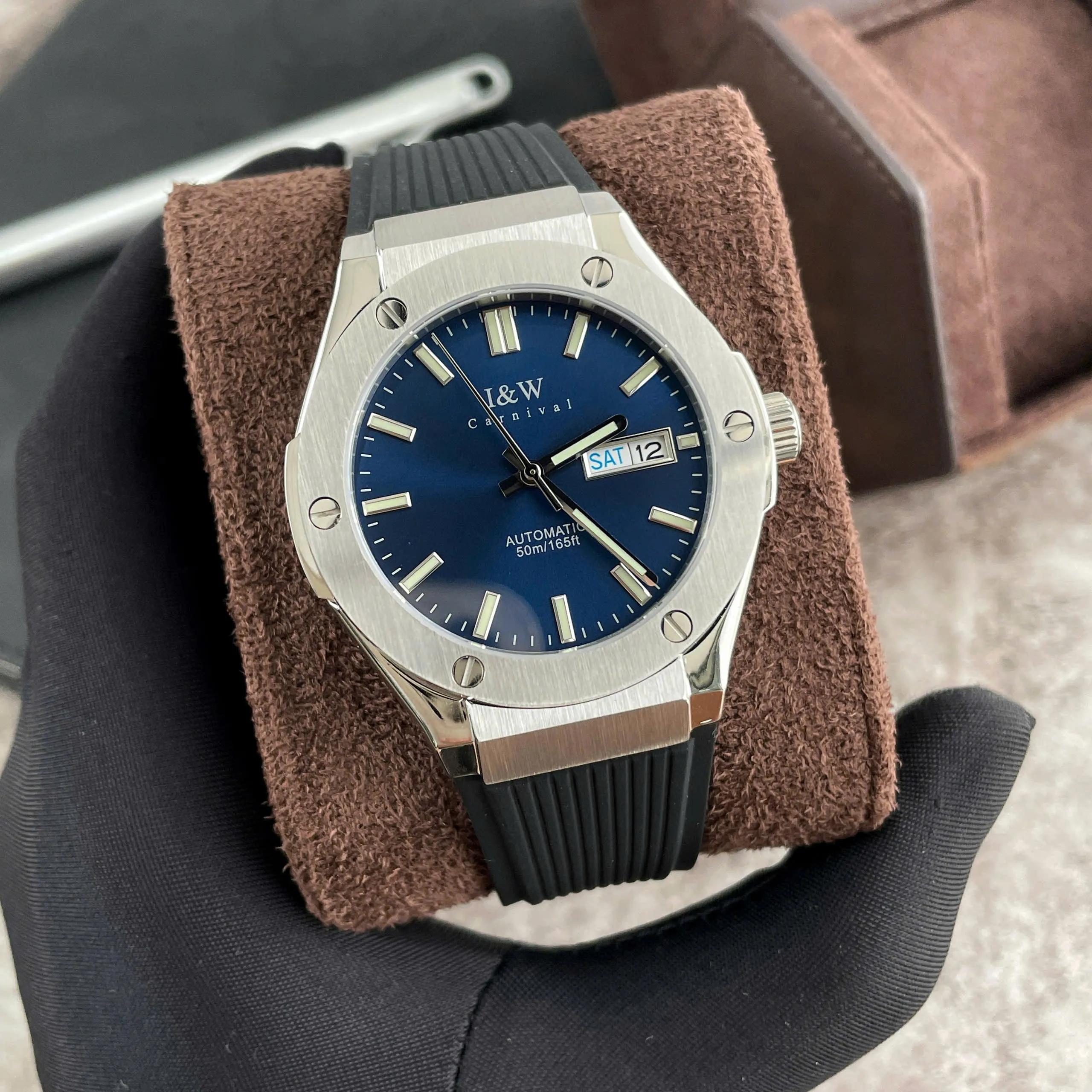 I&W Carnival 55851G - Viền Trơn - Xanh 3 I&W Carnival 55851G - Viền Trơn Xanh