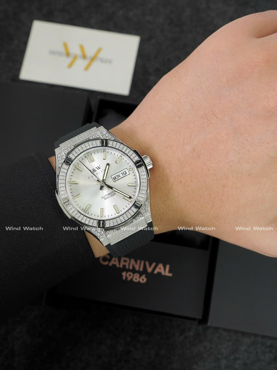 I&W Carnival 55851G - Viền Full Đá - Trắng 2 IW Carnival 55851G đính đá