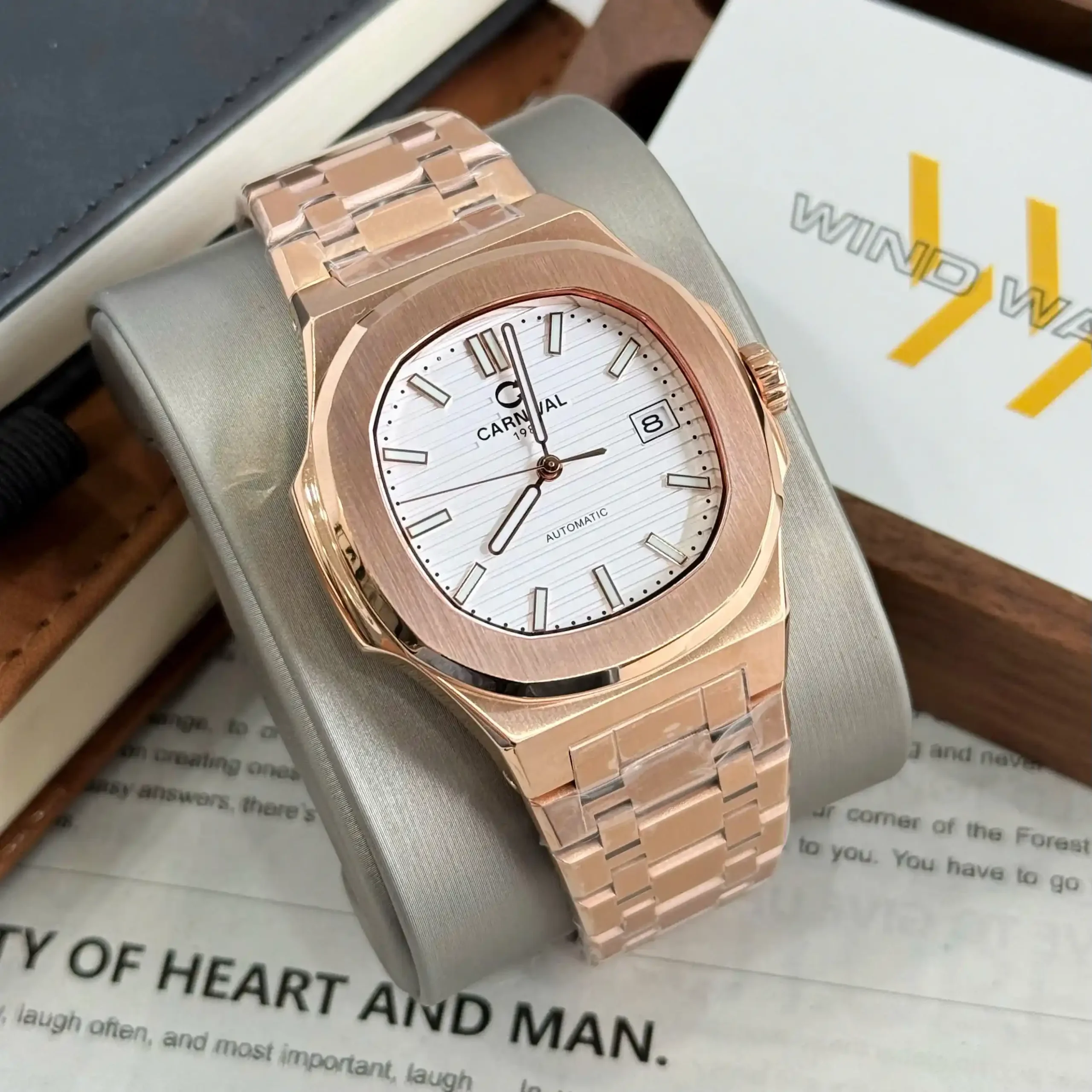 CARNIVAL COUPLE 8108G1-VH-T VÀ 8161L-VH-T 3 Đồng hồ nam Carnival 8108G1-VH-T
