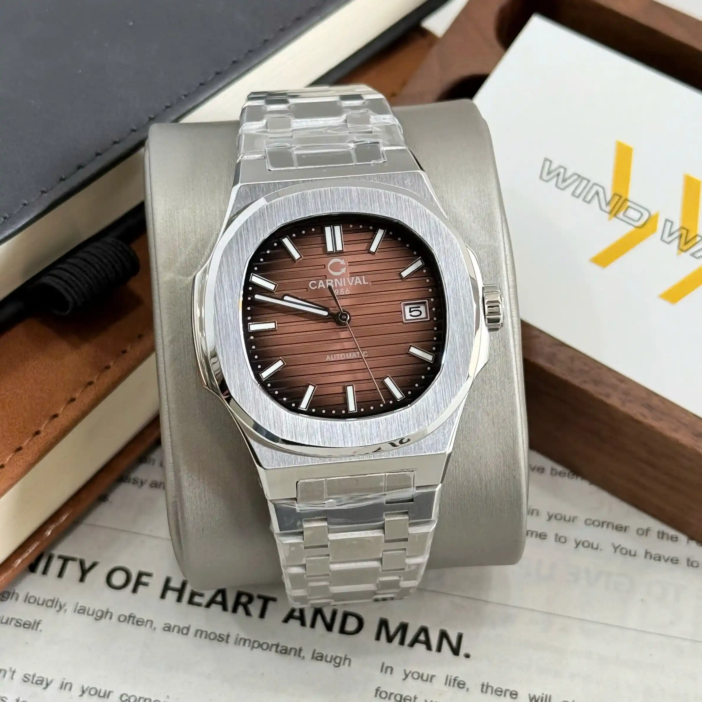 CARNIVAL COUPLE 8108G1-VT-N VÀ 8161L-VT-N 2 Đồng hồ nam Carnival 8108G1-VT-N
