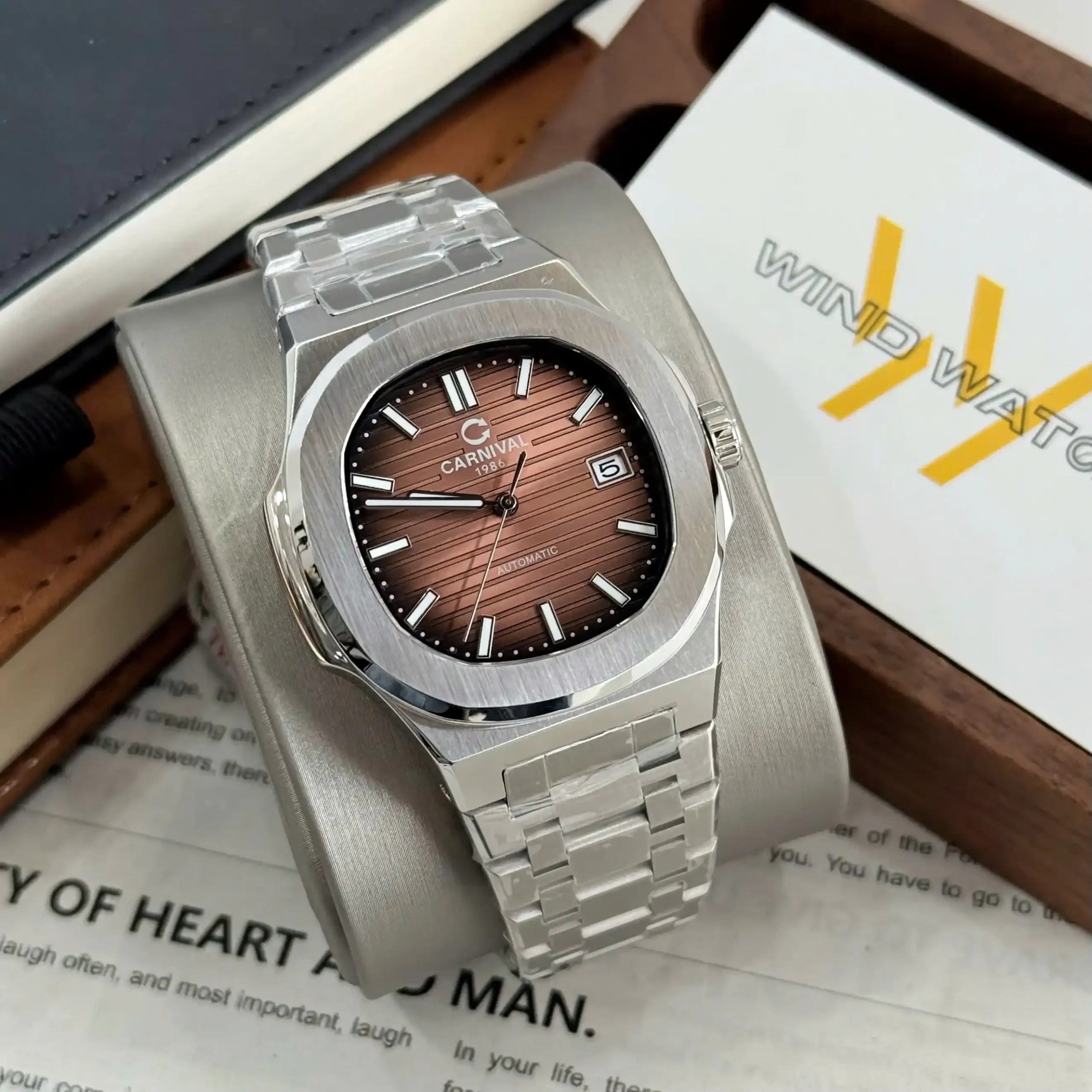 CARNIVAL COUPLE 8108G1-VT-N VÀ 8161L-VT-N 3 Đồng hồ nam Carnival 8108G1-VT-N