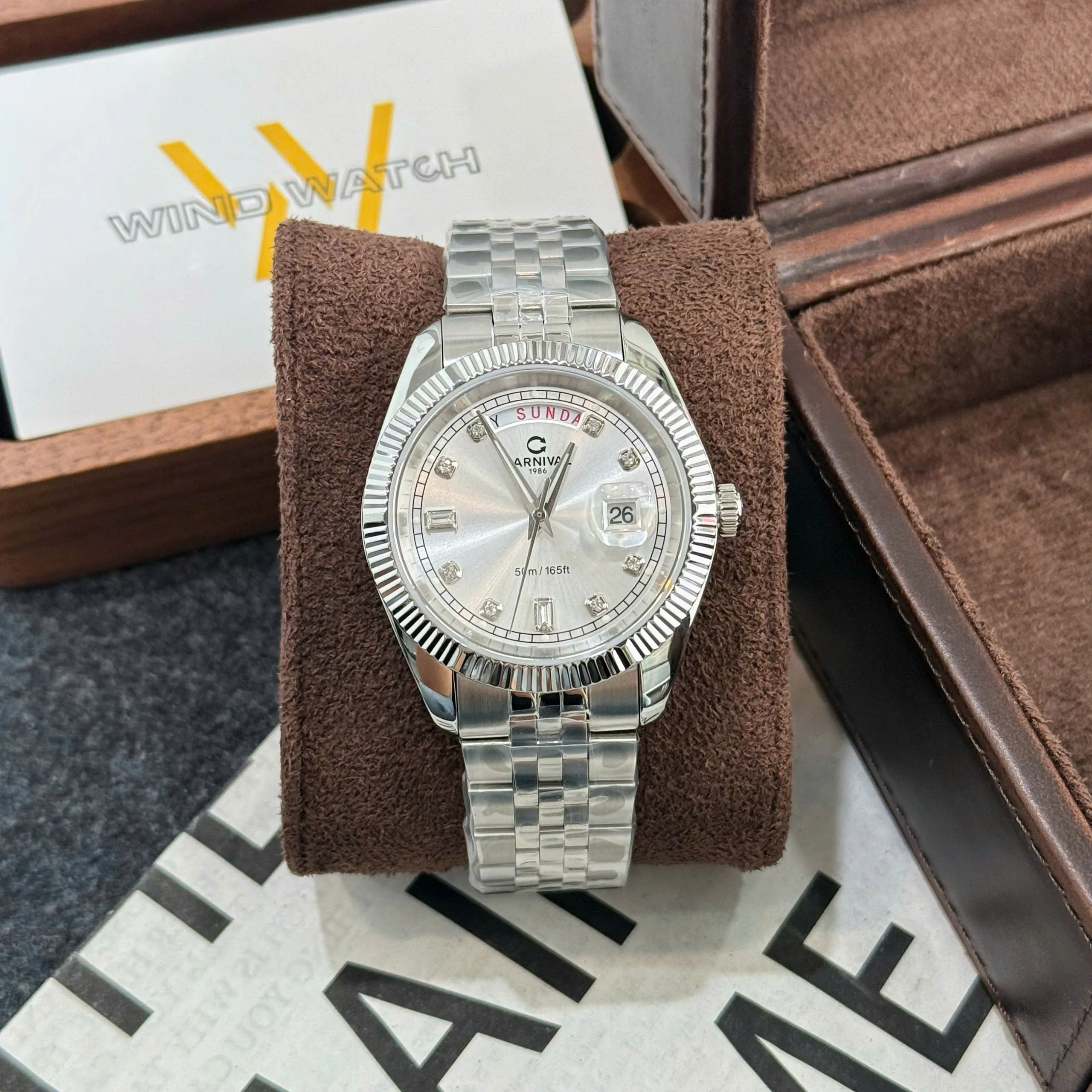 CARNIVAL COUPLE 8190G-VT-T VÀ 8131L-VT-T 3 Đồng hồ nam Carnival 8190G-VT-T