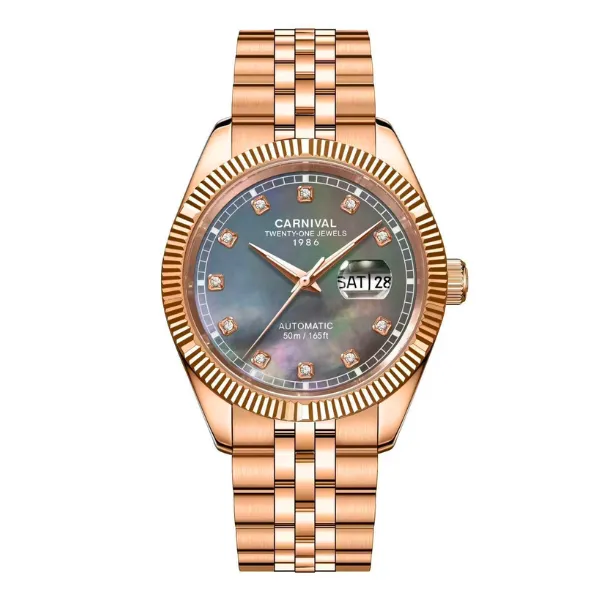 CARNIVAL 8131G-VH-DK XÀ CỪ ĐEN 1 Đồng hồ nam Carnival 8131G-VH-DK