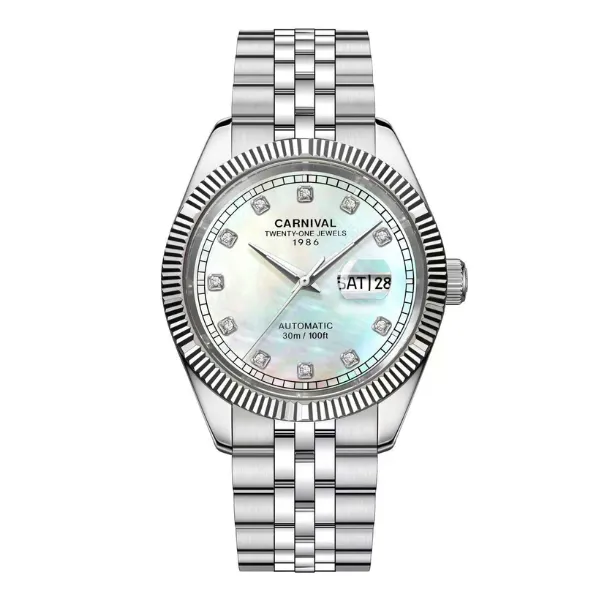 CARNIVAL 8131G-VT-TK XÀ CỪ TRẮNG 1 Đồng hồ nam Carnival 8131G-VT-TK