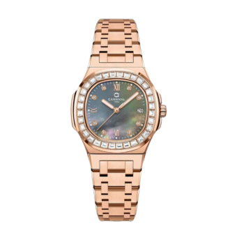Đồng Hồ Carnival Nữ 8160L2-VH-DK (Xà Cừ Đen)