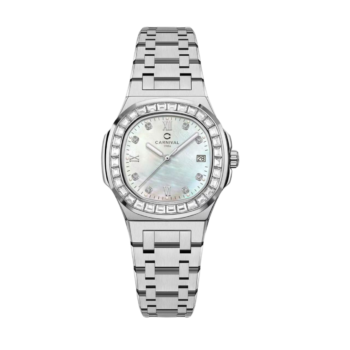 Đồng Hồ Carnival Nữ 8160L2-VT-TK (Xà Cừ Trắng)