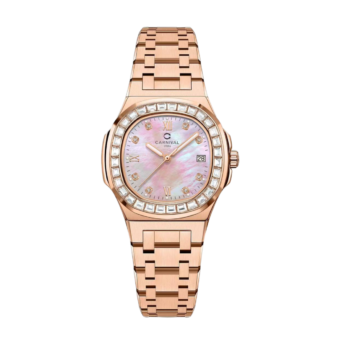 Đồng Hồ Carnival Nữ 8160L2-VH-HK (Xà Cừ Hồng)