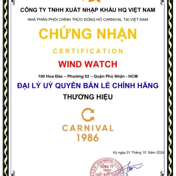 Alternative view of Đồng Hồ Nam Carnival 8250G-CV-TK (Xà Cừ Trắng)