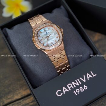 Alternative view of Đồng Hồ Carnival Nữ 8160L2-VH-TK (Xà Cừ Trắng)